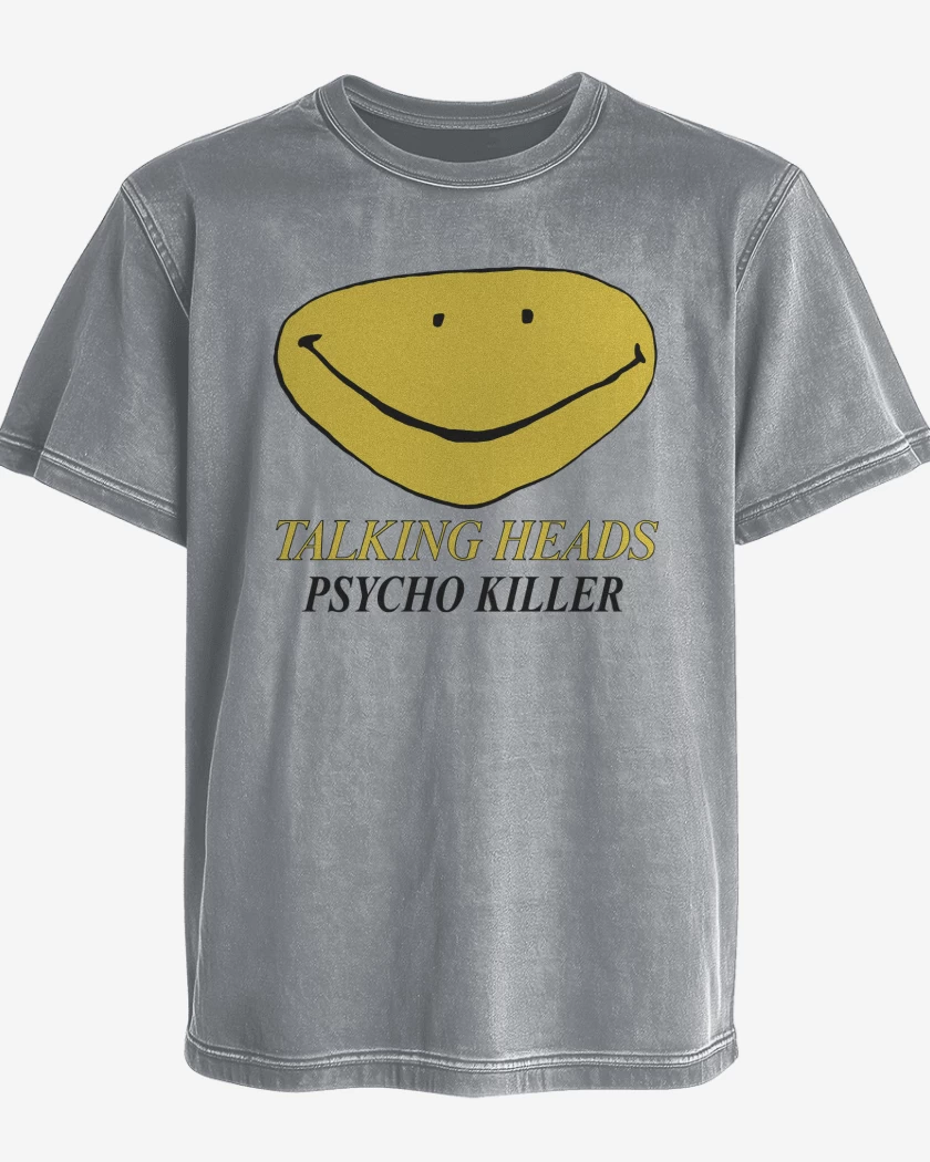Polera desgastada Talking Heads Psycho Killer