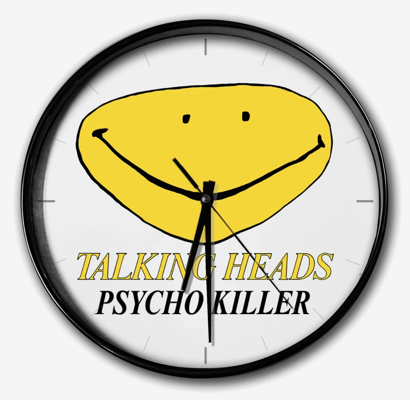 Reloj Blanco de Talking Heads Psycho Killer