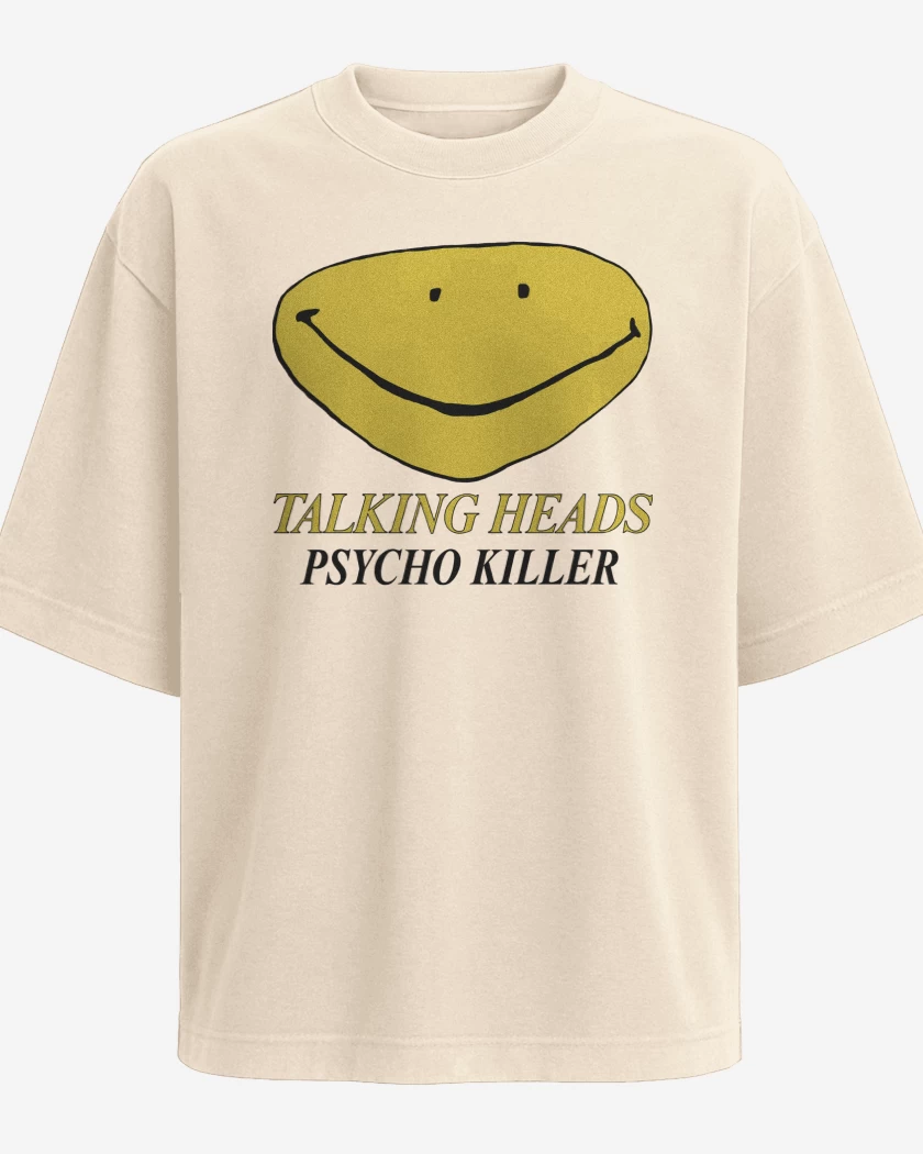 Polera Oversize Talking Heads Psycho Killer