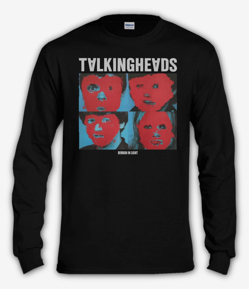 Polera manga larga Negro de Talking Heads Remain In Light