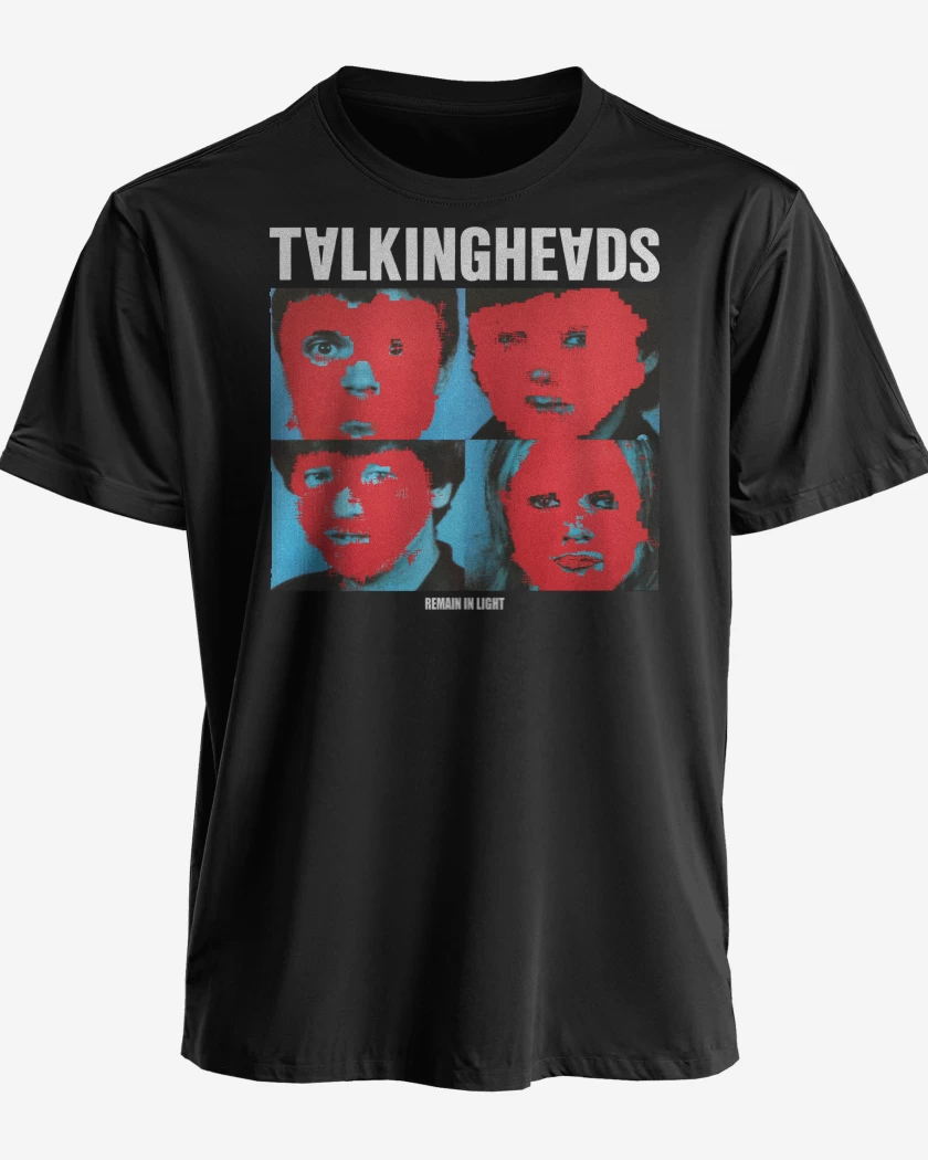 Polera premium Negro de Talking Heads Remain In Light