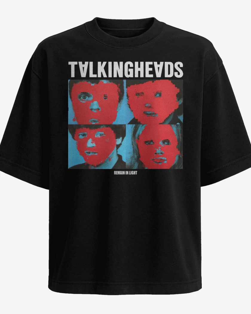 Polera Oversize Talking Heads Remain In Light