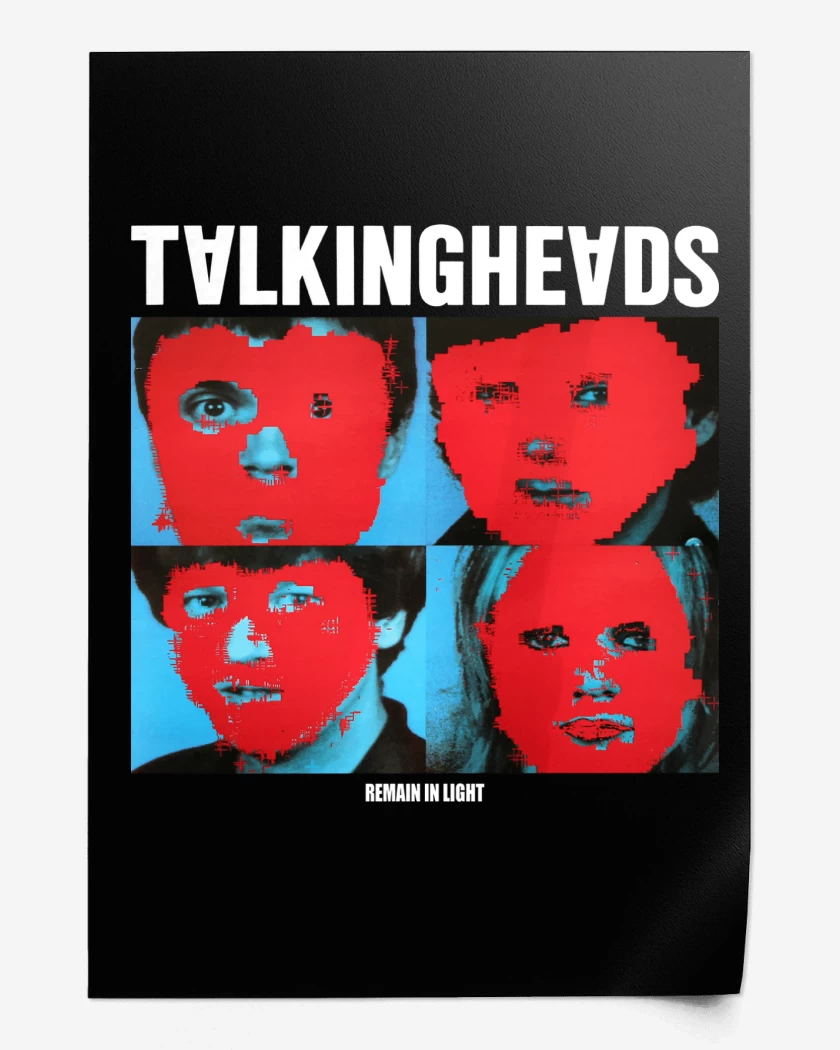 Print Talking Heads Remain In Light