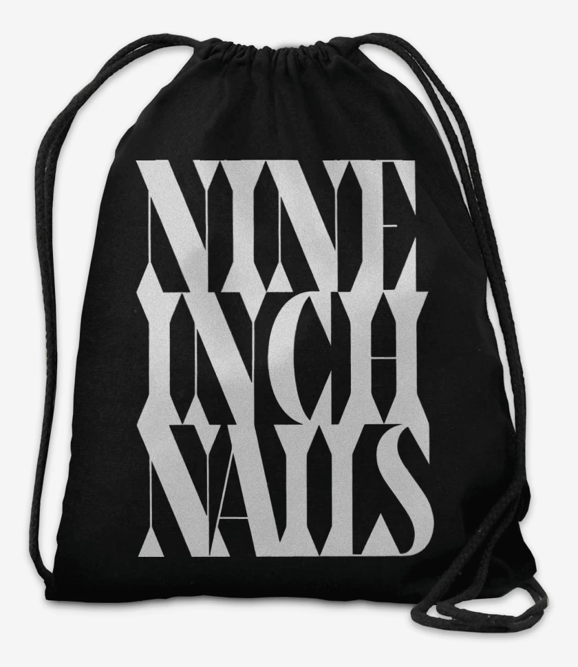Mochila Negro de NIN Logo 
