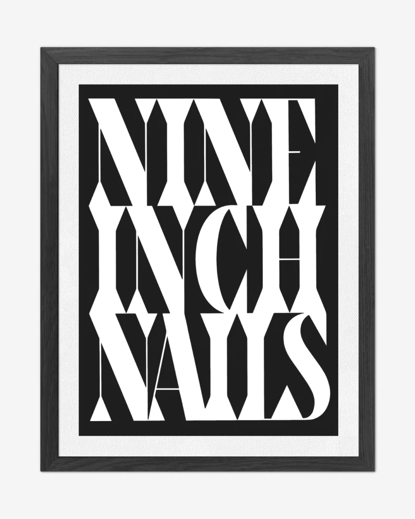 Cuadro decorativo NIN Logo 