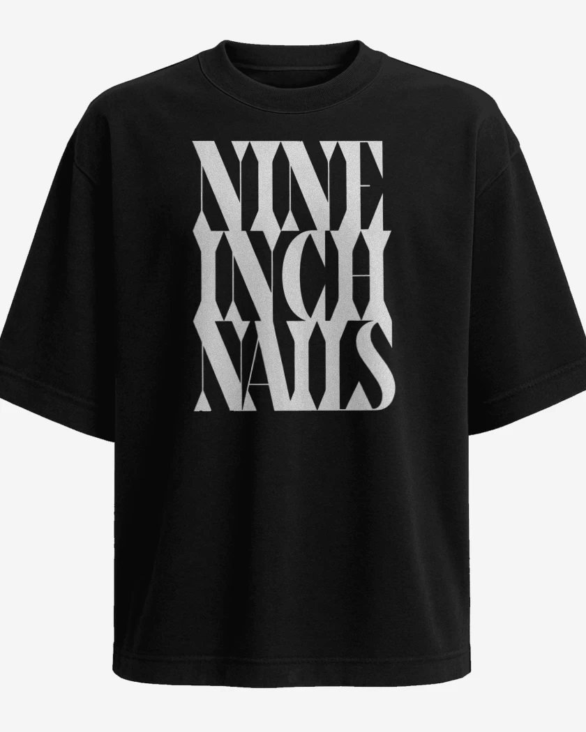 Polera Oversize NIN Logo 