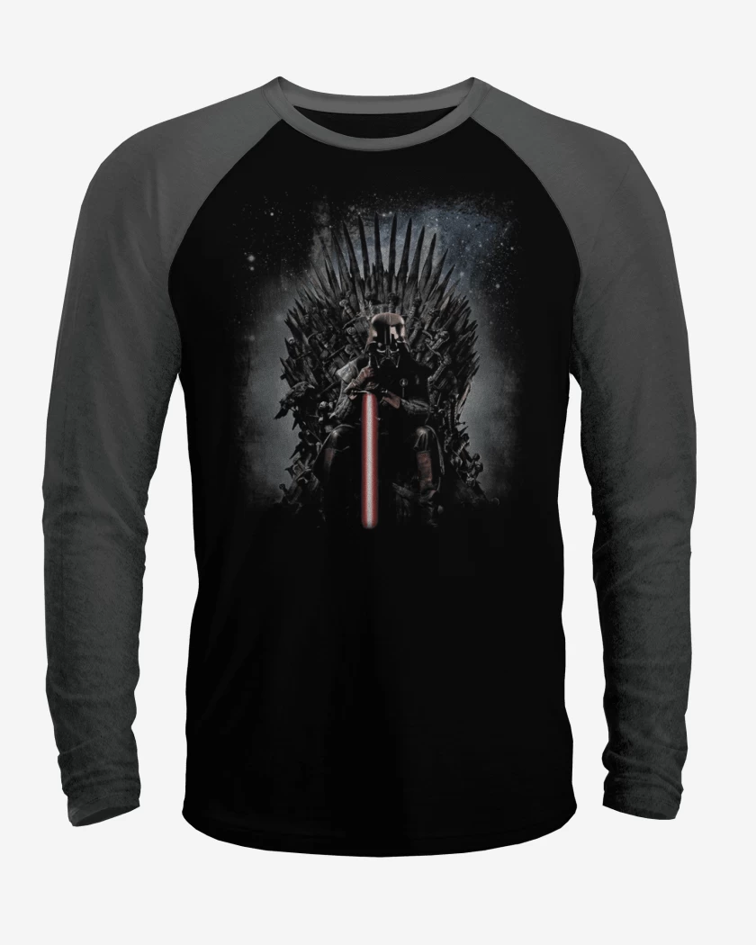Polera Raglan Negro / Negro Heather de Star Thrones