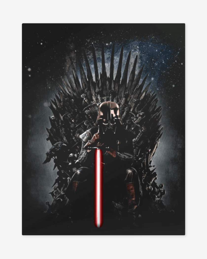 Print metalico Negro de Star Thrones