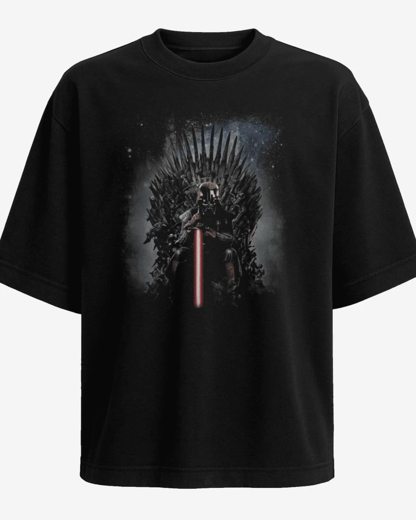 Polera Oversize Negro de Star Thrones
