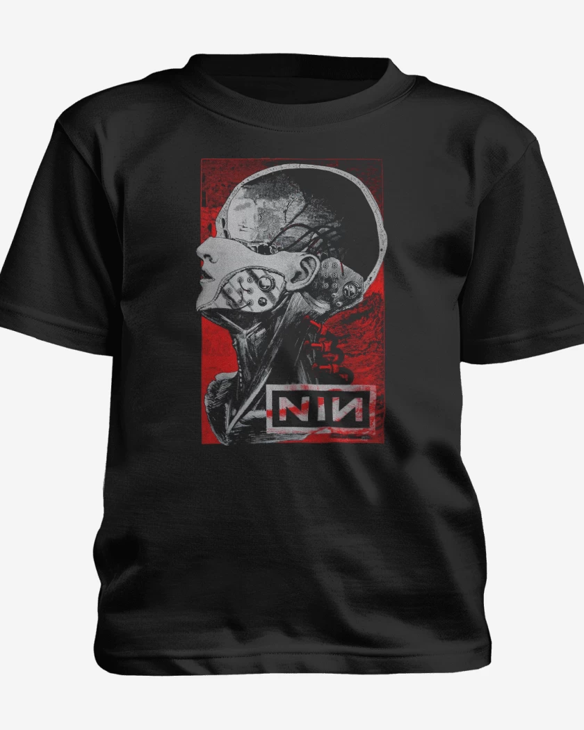 Polera de niño Negro de NIN Machine