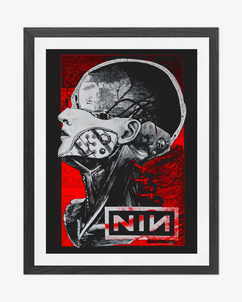 Cuadro decorativo NIN Machine