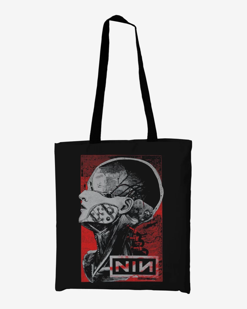 Totebag Negro de NIN Machine