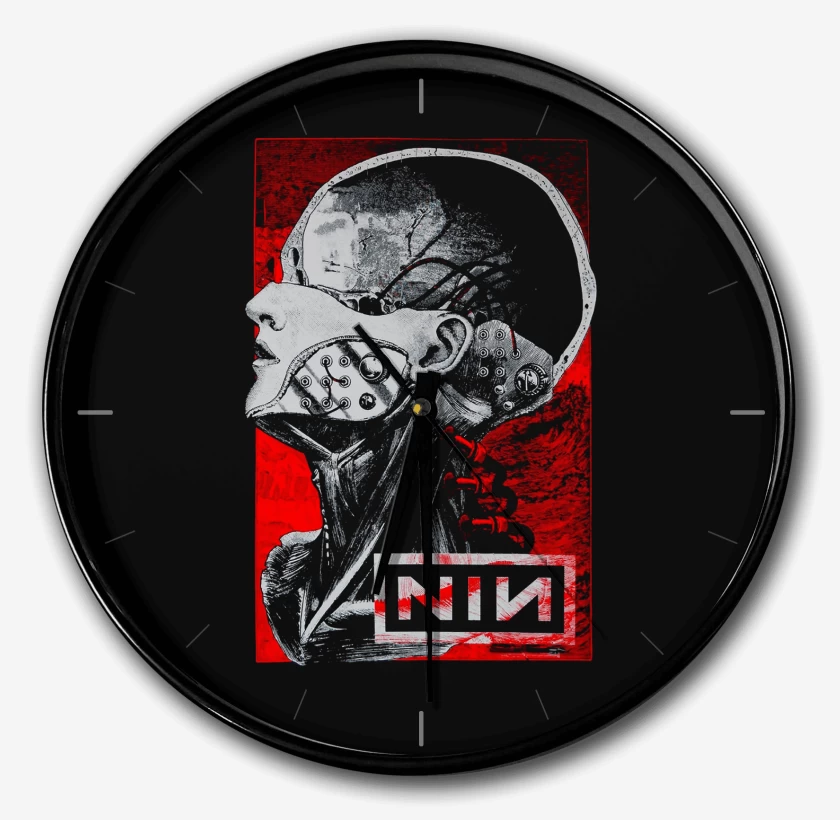 Reloj Negro de NIN Machine