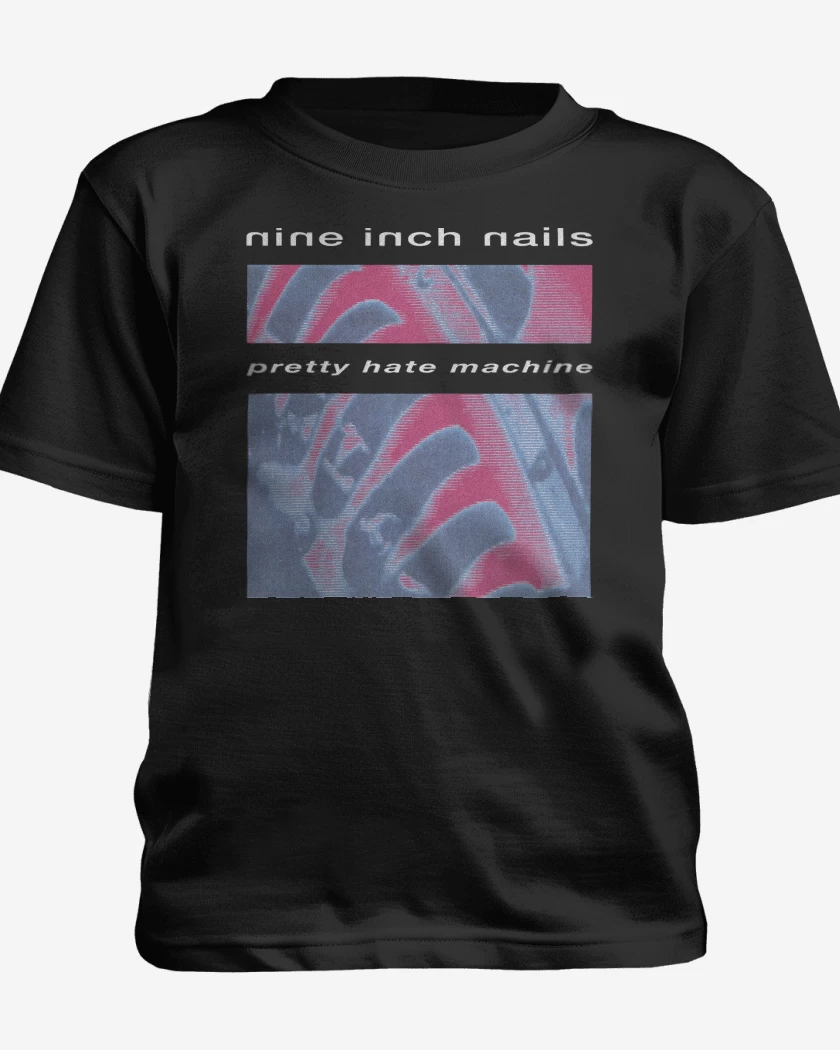 Polera de niño Negro de NIN Pretty Hate Machine