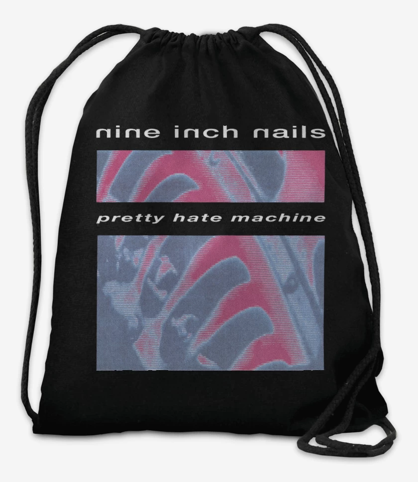 Mochila Negro de NIN Pretty Hate Machine