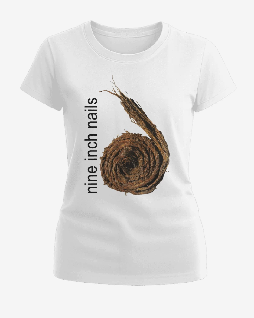 Polera de Mujer Blanco de NIN Further Down the Spiral