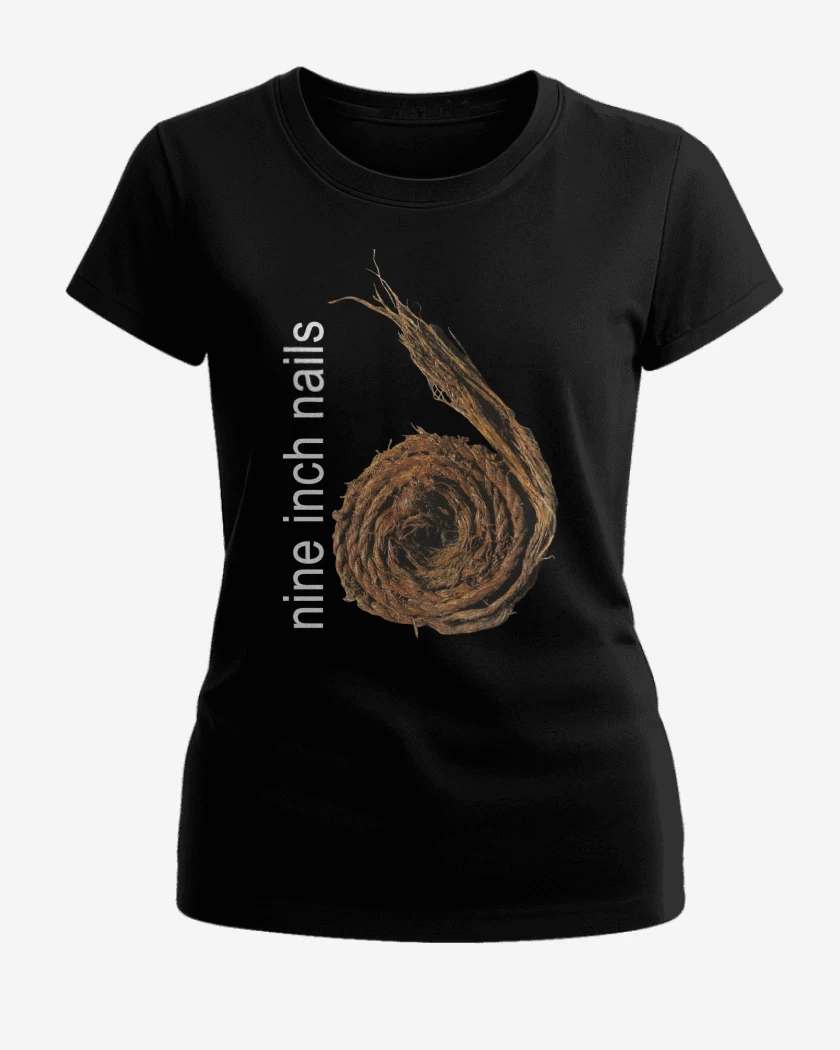 Polera de Mujer Negro de NIN Further Down