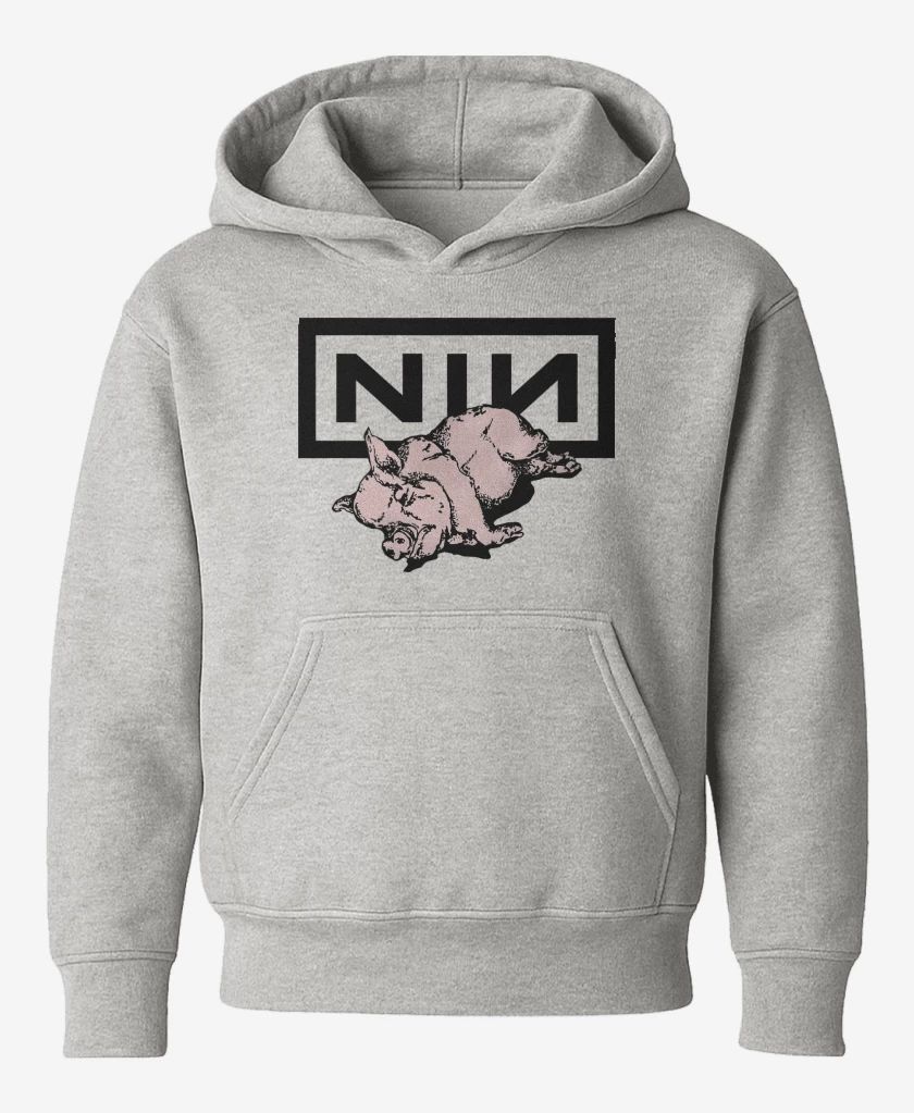 Poleron de niño Gris Melange de NIN Piggy