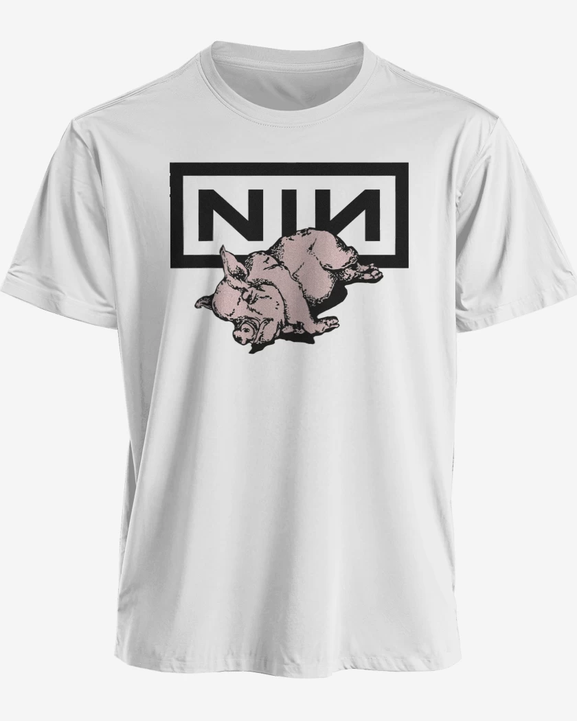Polera premium Blanco de NIN Piggy