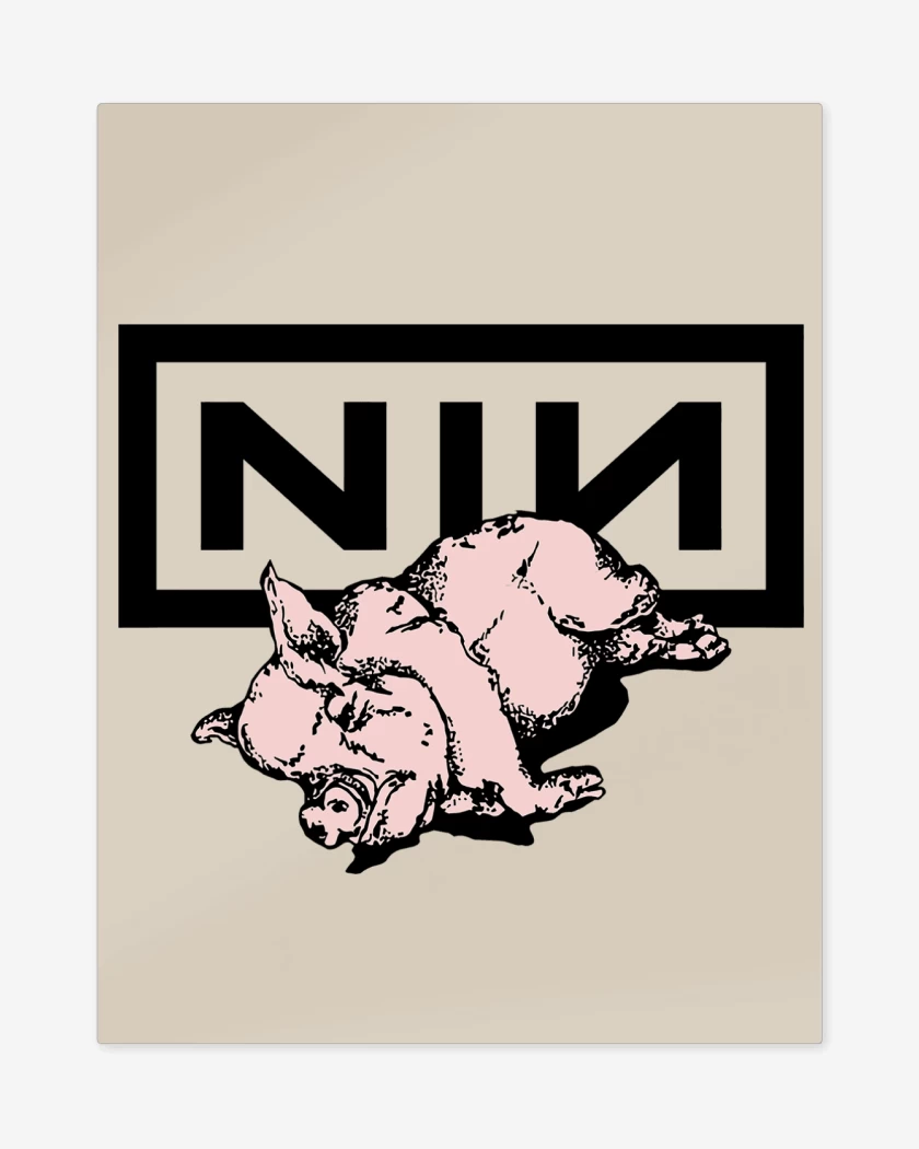 Print metalico Beige de NIN Piggy