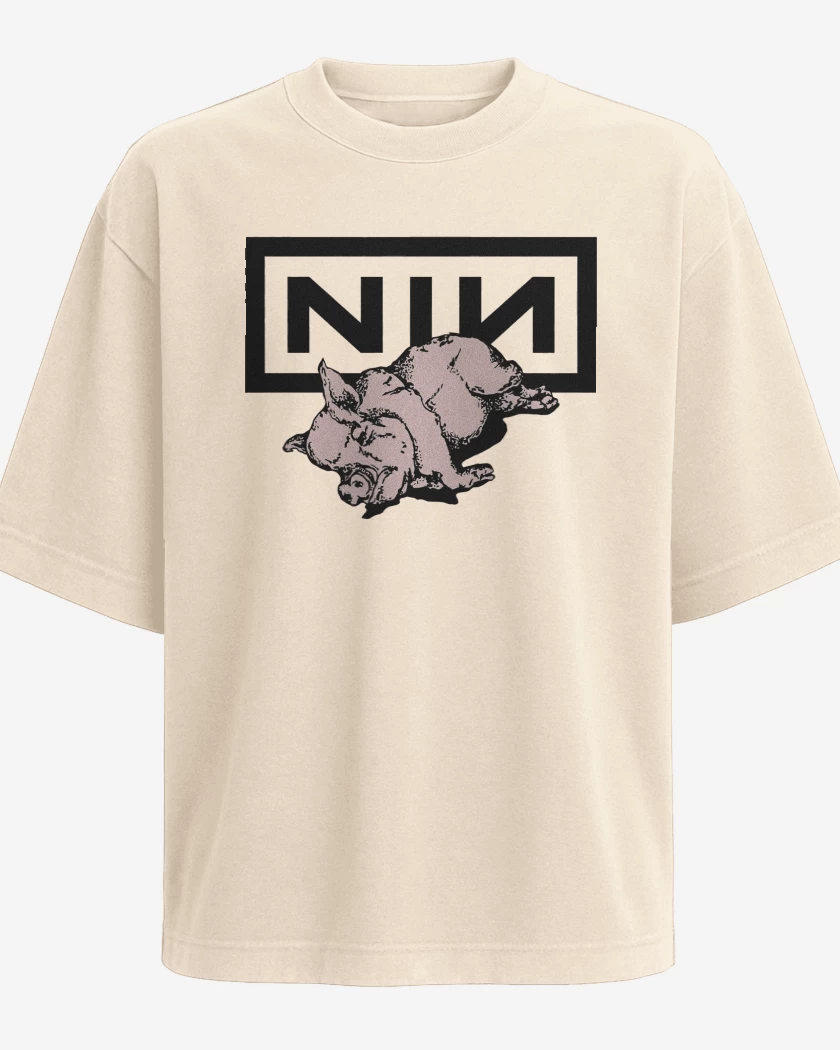 Polera Oversize NIN Piggy