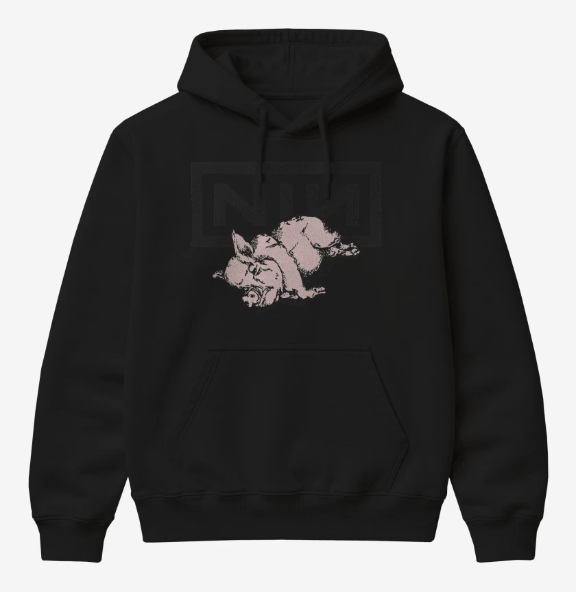 Poleron Canguro básico Negro de NIN Piggy
