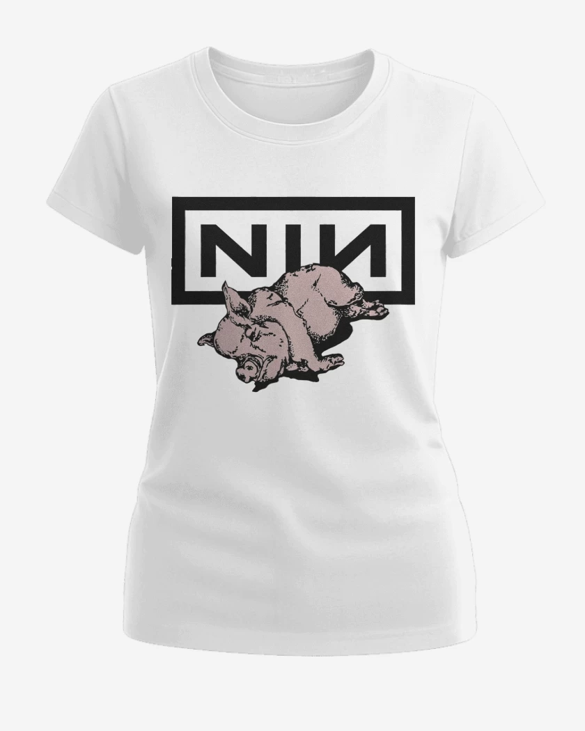 Polera de Mujer Blanco de NIN Piggy