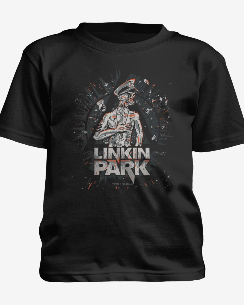 Polera de niño Negro de Linkin Park Castle of Glass
