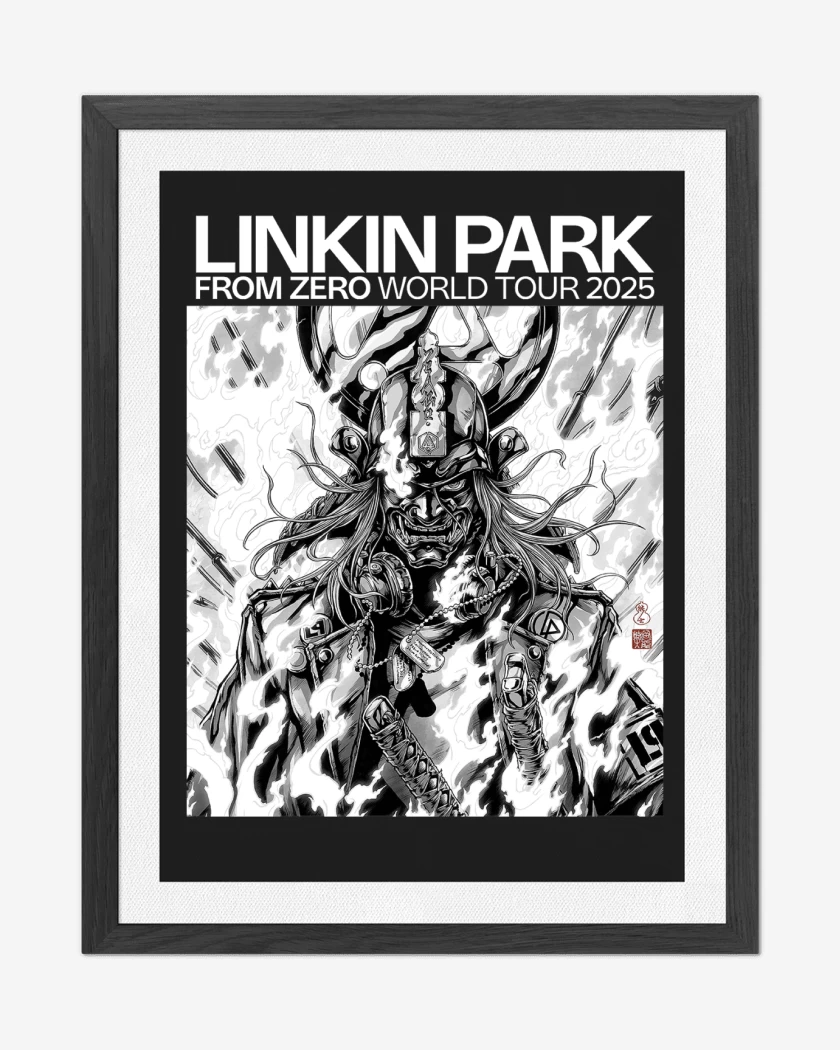 Cuadro decorativo Linkin Park Saitama Samurai