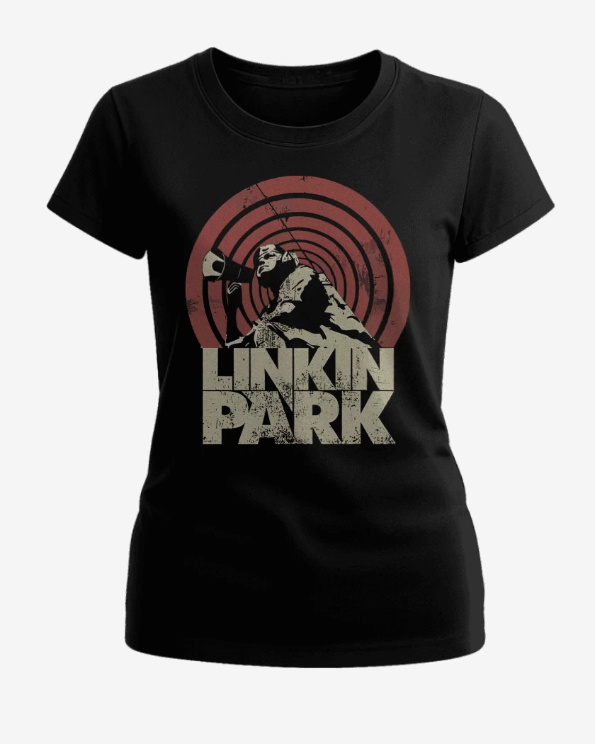 Polera de Mujer Negro de Linkin Park Voice