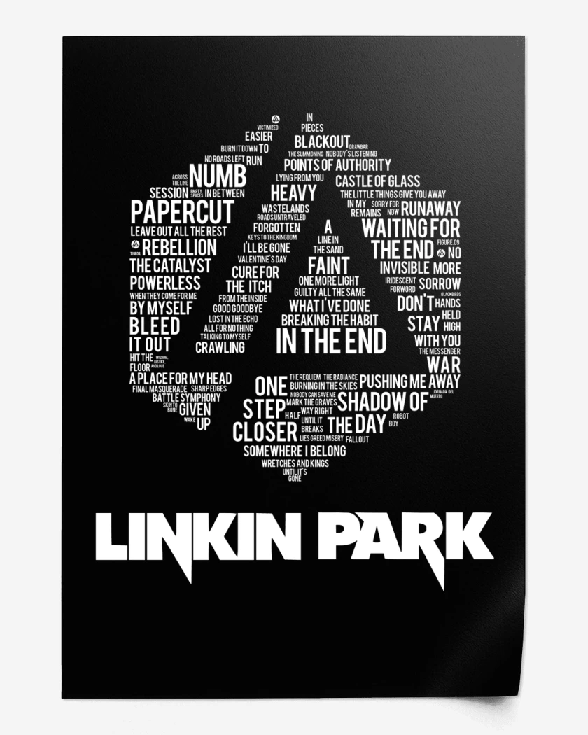 Print Linkin Park Logo Letras