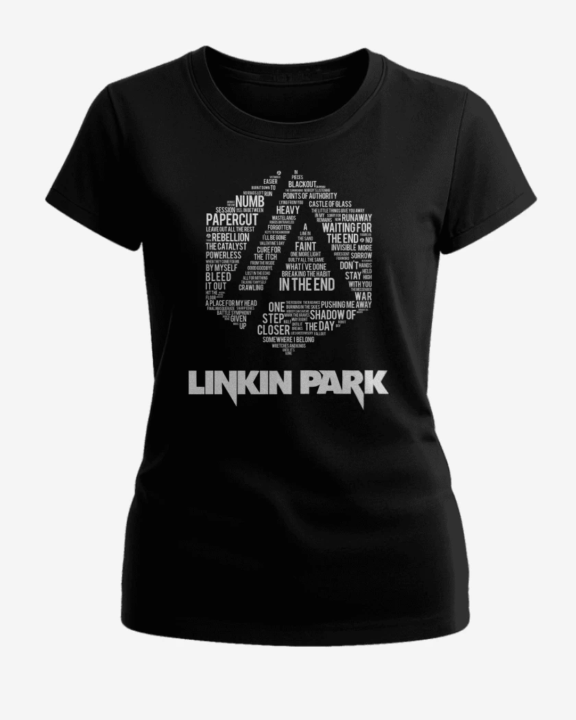 Polera de Mujer Linkin Park Logo Letras
