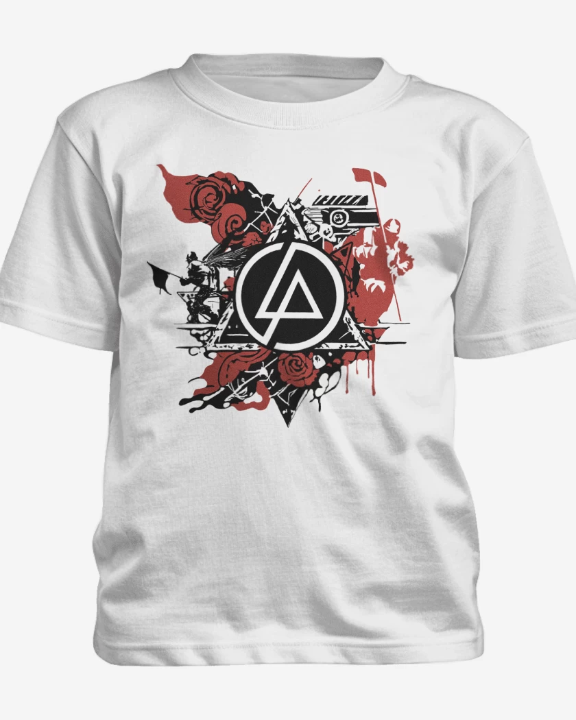 Polera de niño Blanco de Linkin Park Logo