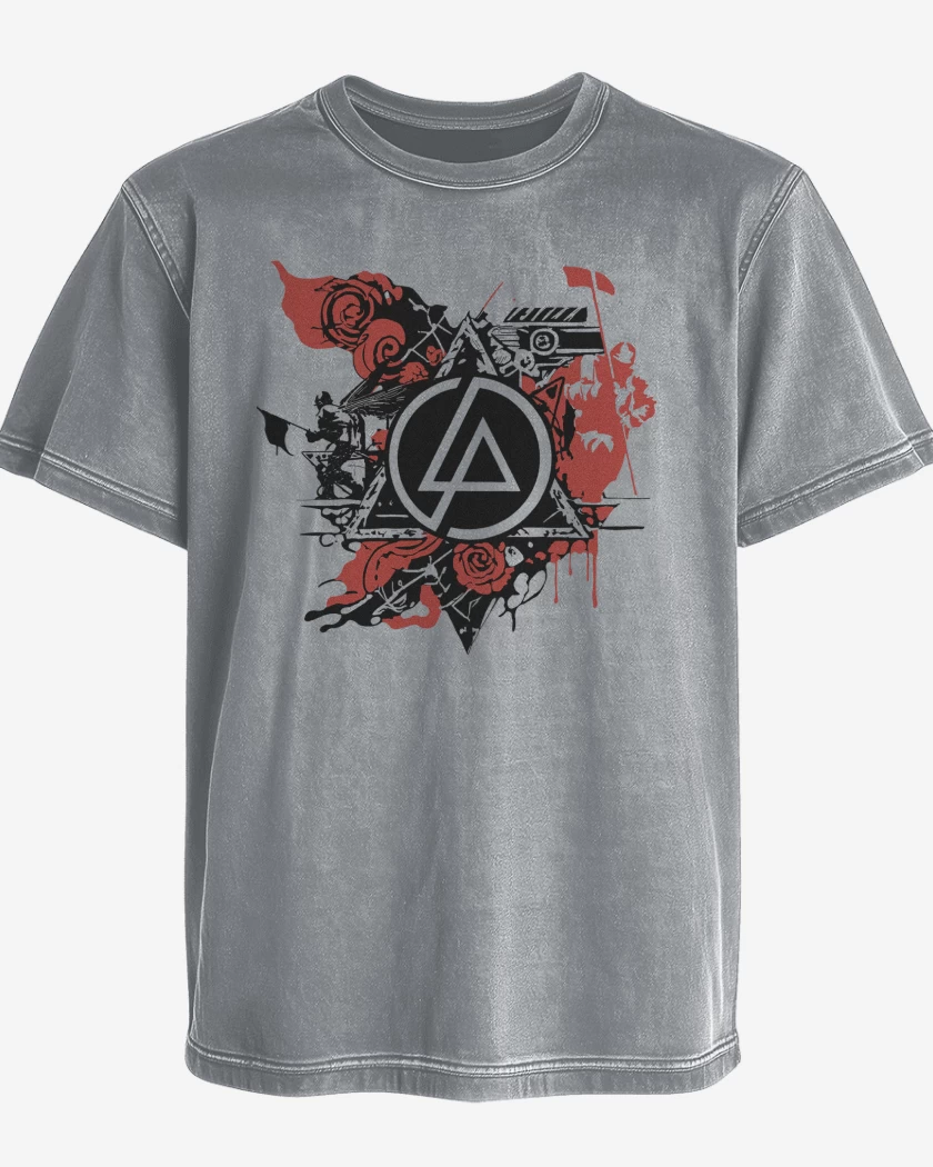 Polera desgastada Linkin Park Logo