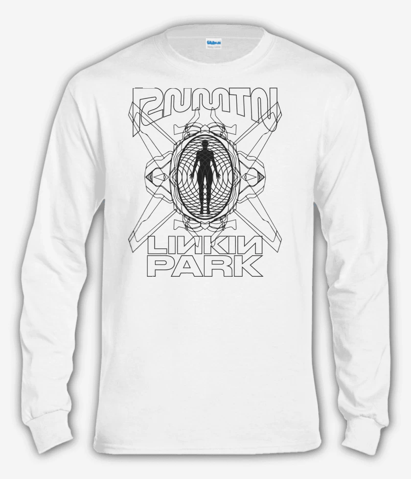 Polera manga larga Blanco de Linkin Park RNMTN