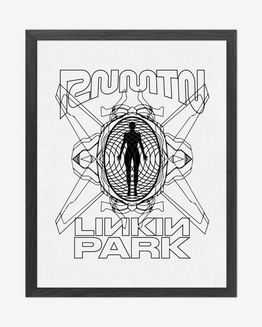 Cuadro decorativo Blanco de Linkin Park RNMTN