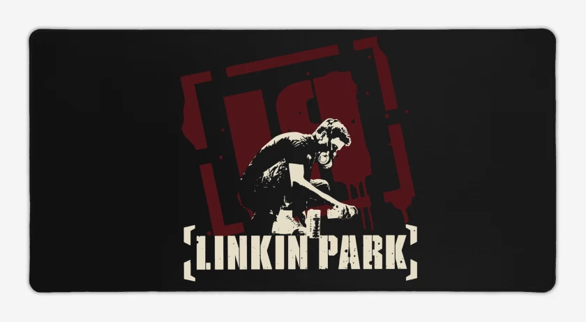 Mouse pad Gamer Negro de Linkin Park Meteora