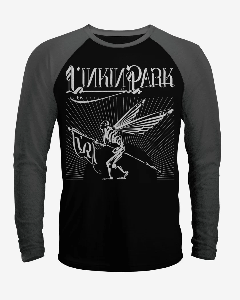 Polera Raglan Linkin Park Skull Theory