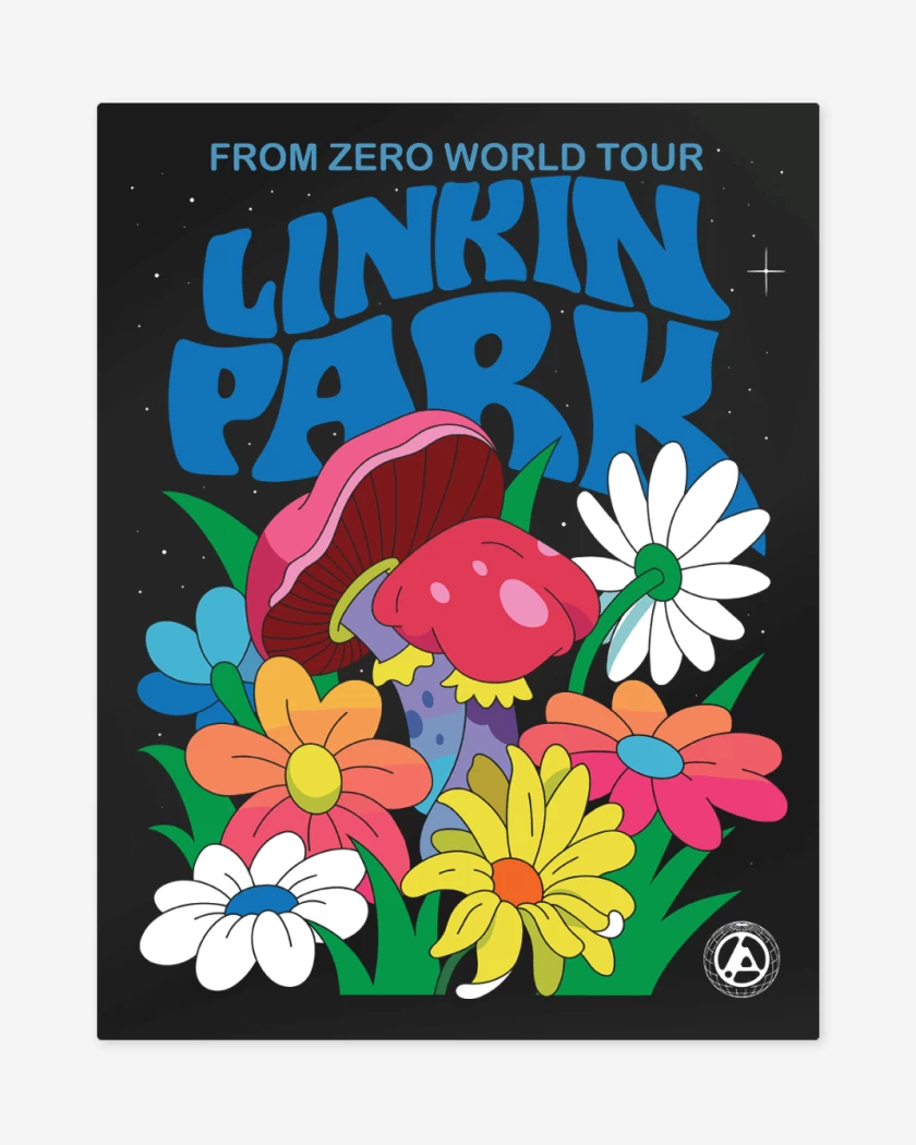 Print metalico Negro de Linkin Park From Zero