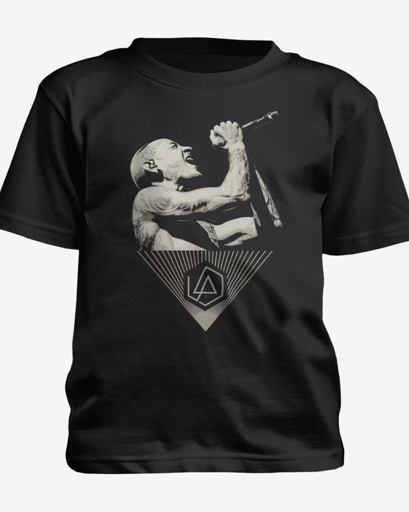 Polera de niño Negro de Linkin Park Chester 