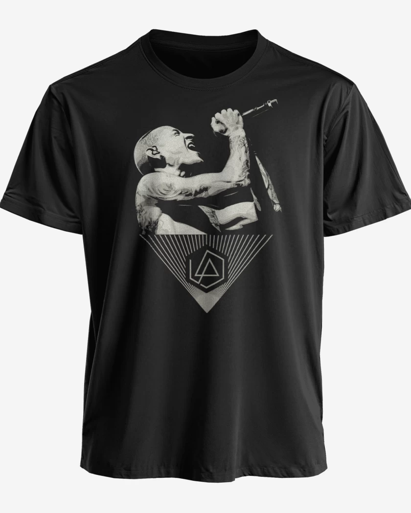 Polera premium Negro de Linkin Park Chester 