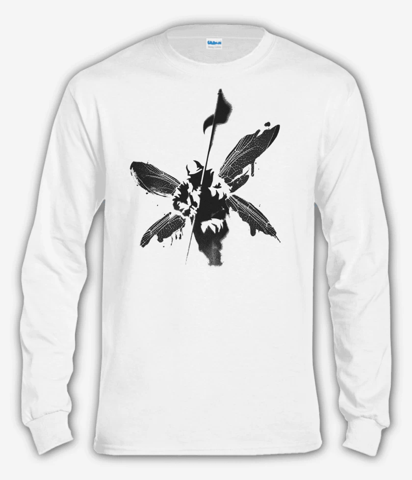 Polera manga larga Blanco de Linkin Park Hybrid v1