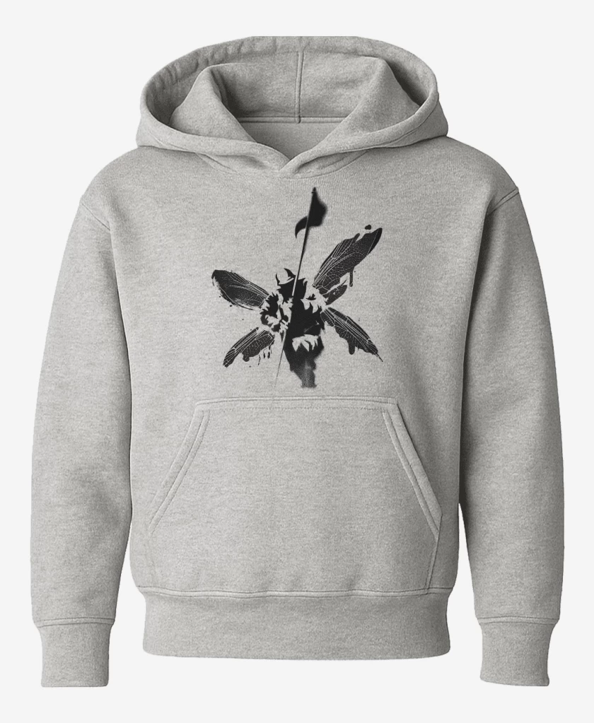 Poleron de niño Gris Melange de Linkin Park Hybrid v1