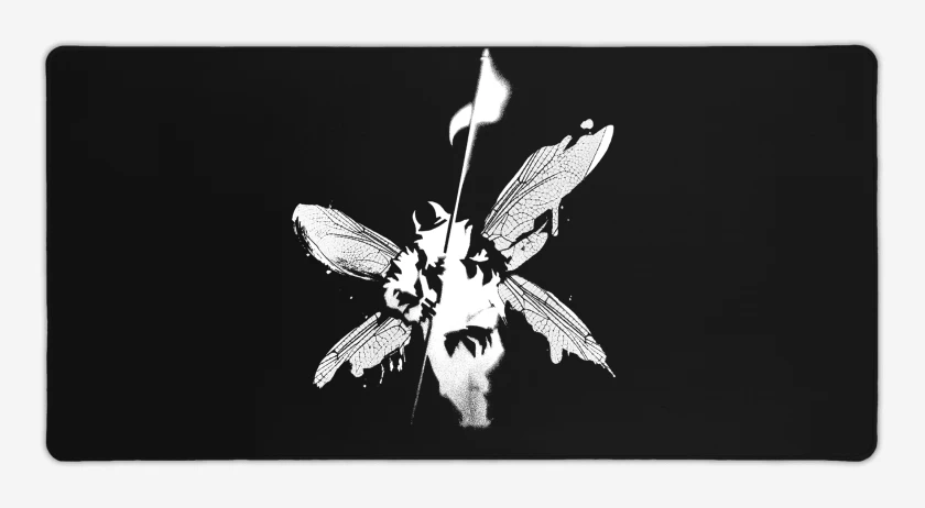 Mouse pad Gamer Negro de Linkin Park Hybrid v2