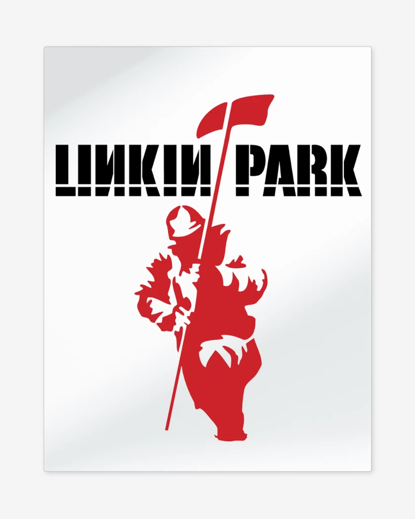 Print metalico Blanco de Linkin Park Hybrid Theory