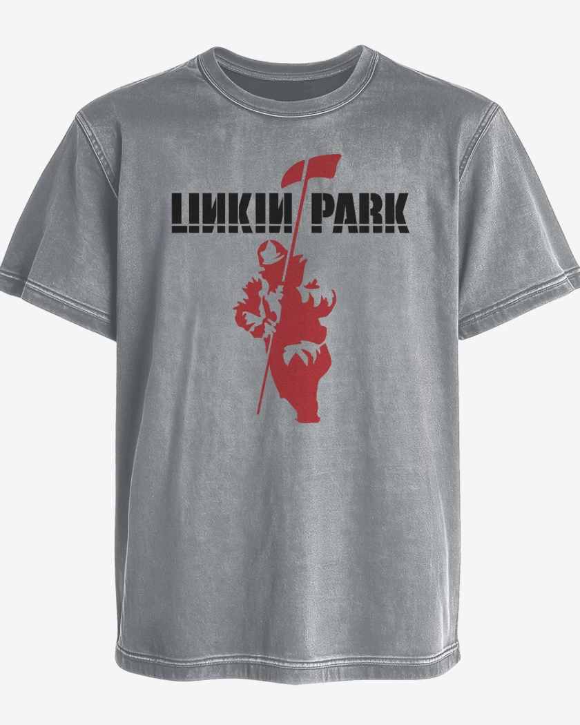 Polera desgastada Linkin Park Hybrid Theory