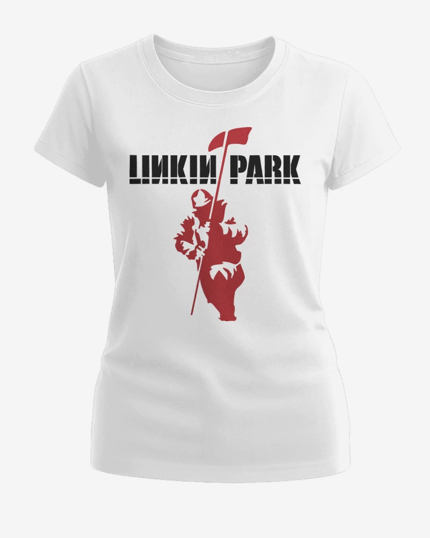 Polera de Mujer Blanco de Linkin Park Hybrid Theory
