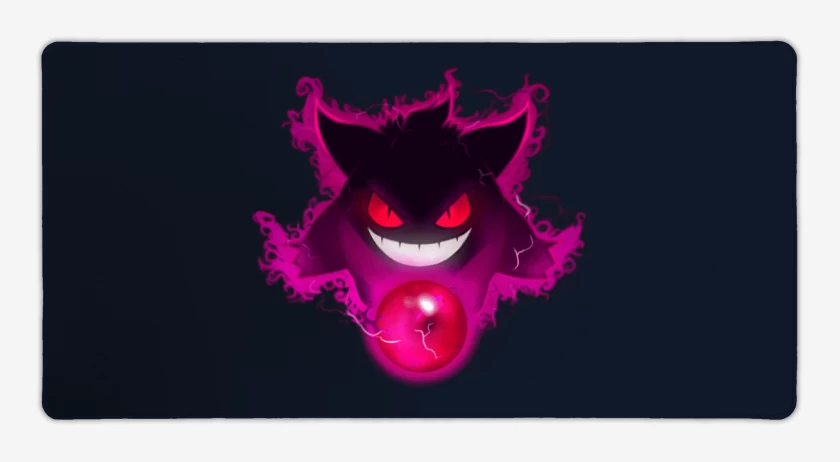 Mouse pad Gamer Azul Marino de Gengar Full color
