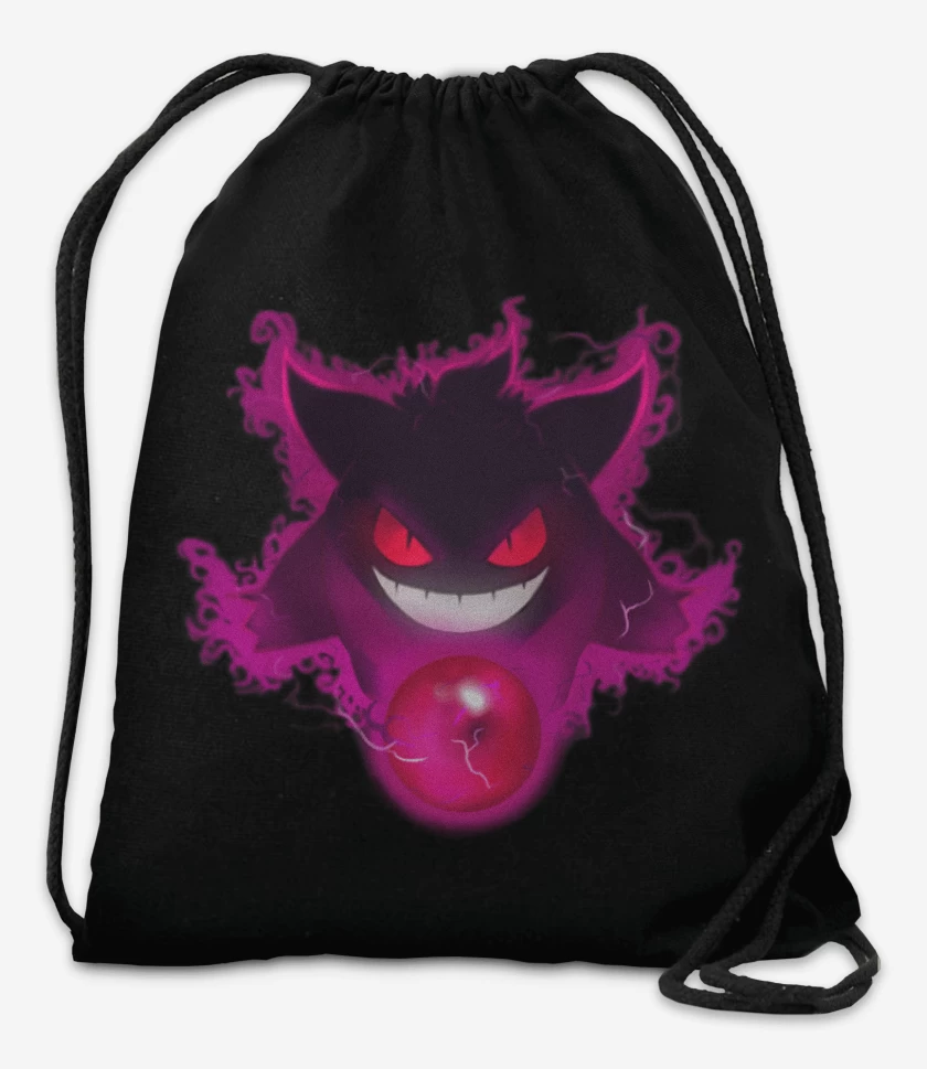 Mochila Negro de Gengar Full color