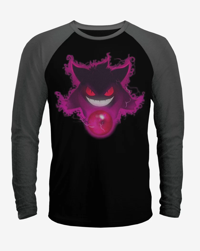 Polera Raglan Gengar Full color